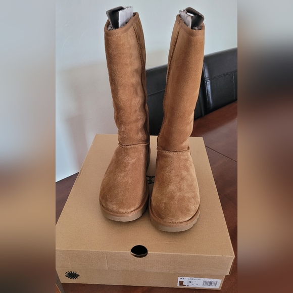 UGG Shoes - UGG Classic Tall II Animal Print Shearling